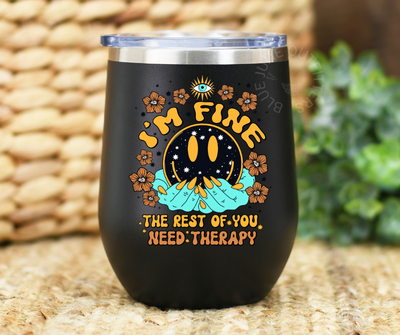 Y'all Need Therapy | Witchy Stainless Steel Tumbler