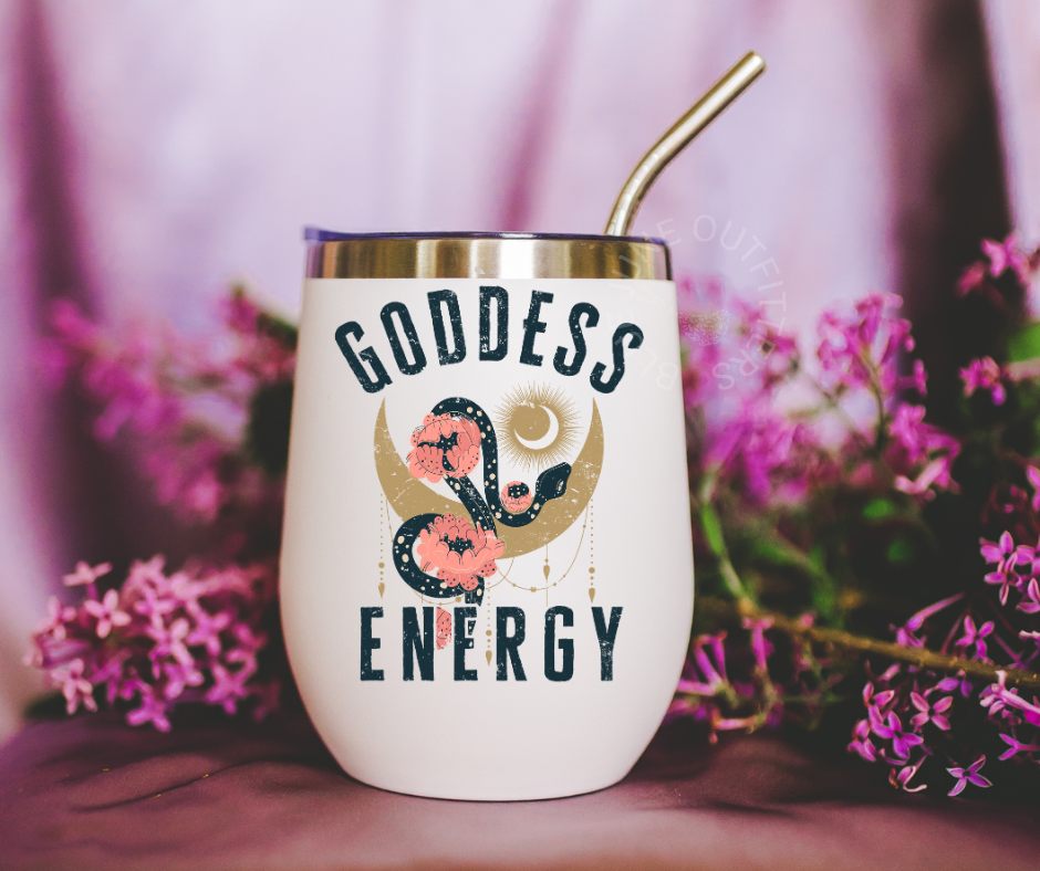 Goddess Energy | Witchy Stainless Steel Tumbler