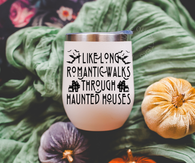 Haunted Houses | Spooky Stainless Steel Tumbler