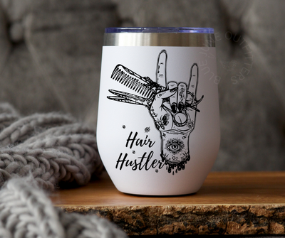 Hair Hustler | Goth Witchy Stainless Steel Tumbler