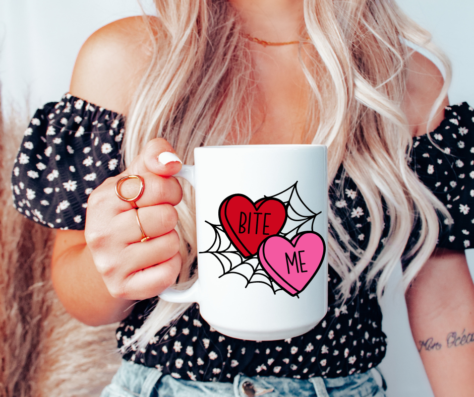 Bite Me | Funny Valentine's Coffee Mug