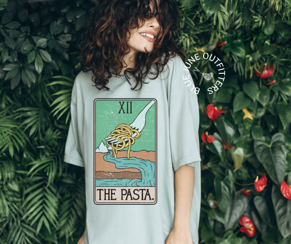 The Pasta | Comfort Colors® Foodie Tarot Card Tee