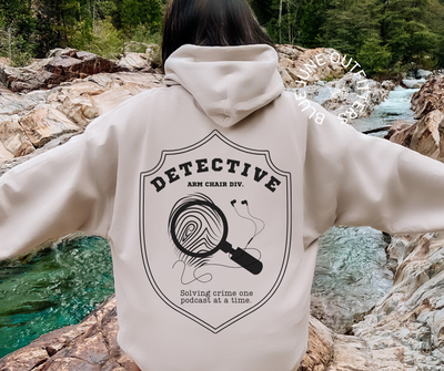 Detective - Arm Chair Div. | True Crime Podcast Hoodie