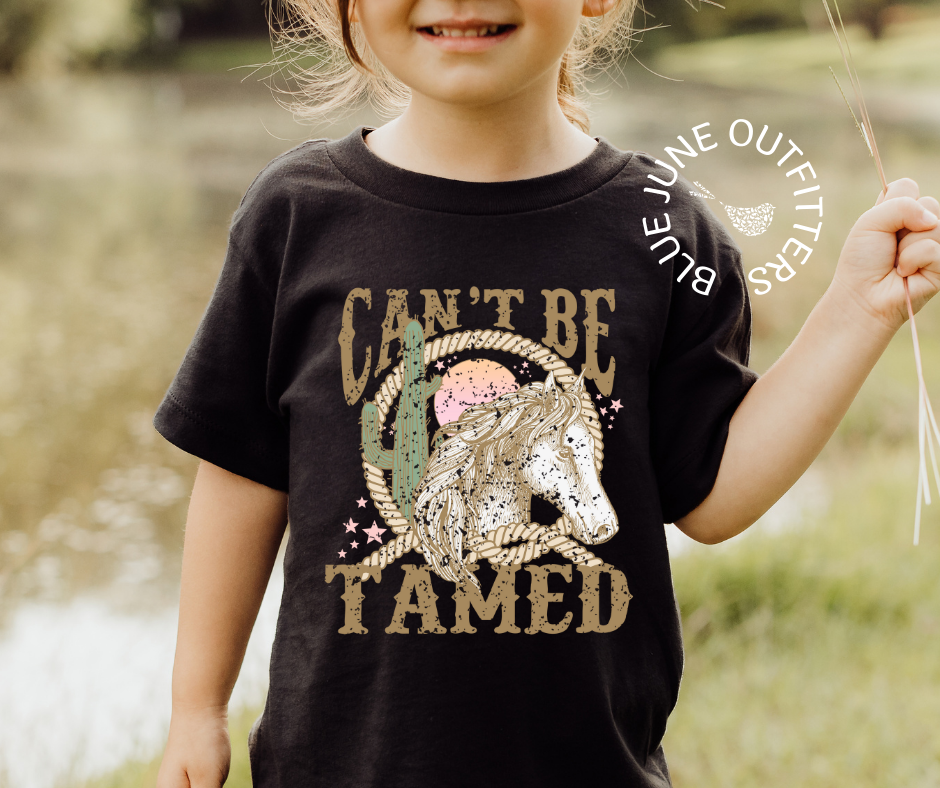 Can't Be Tamed | Wild Horses Toddler Tee