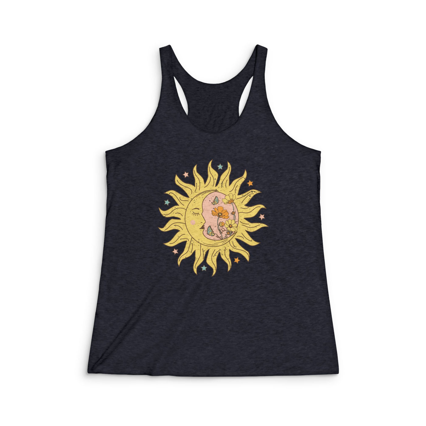 Women's Retro Celestial Racerback Tank Top