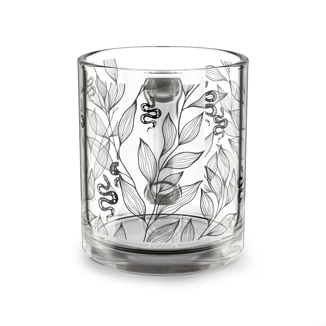 Ethereal Vines and Celestial Snakes Glass Mug