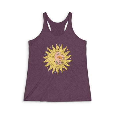 Women's Retro Celestial Racerback Tank Top
