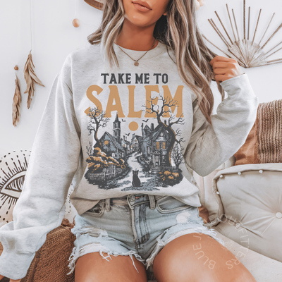 Take Me To Salem | Retro Witchy Halloween Sweatshirt