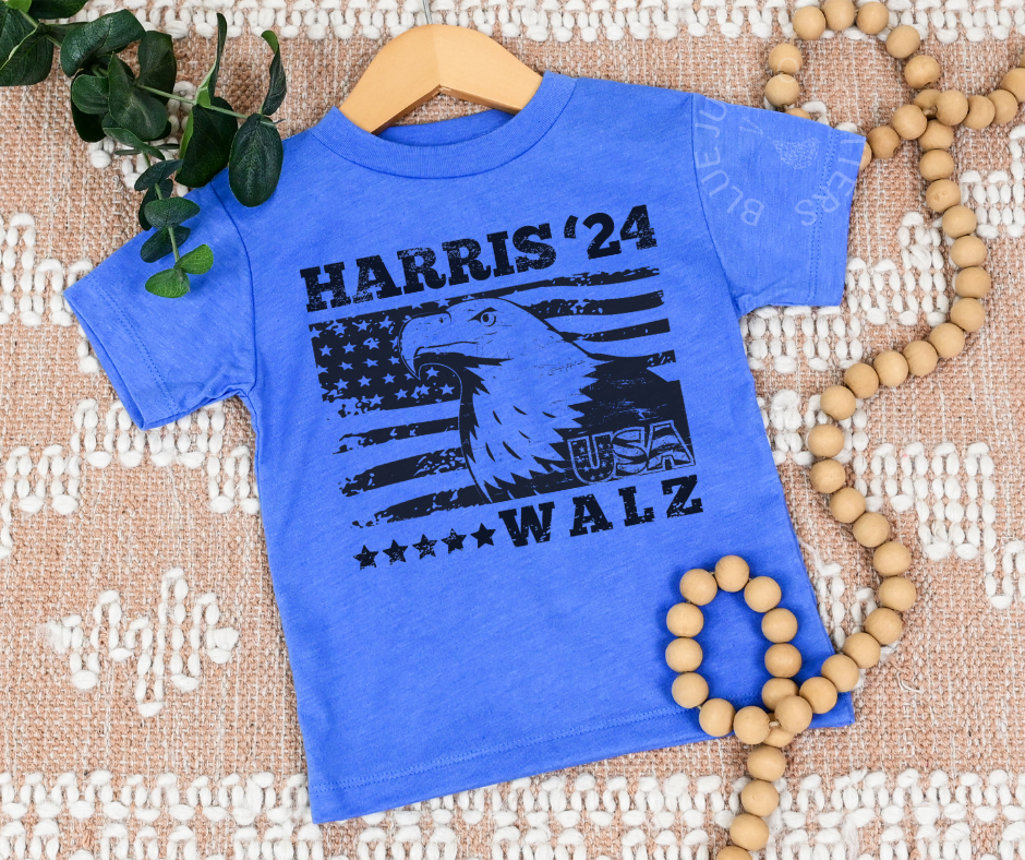 HARRIS WALZ 2024 | TODDLER PATRIOTIC TEE