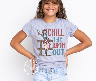 Chill The Fourth Out | Funny Youth Fourth of July Tee