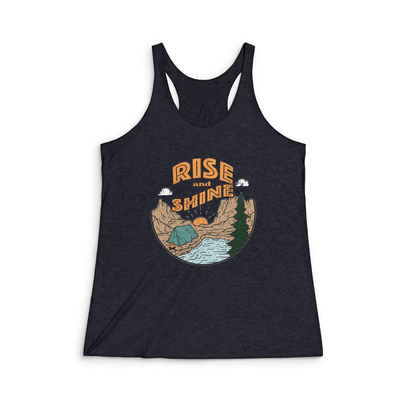 Rise and Shine | Women's Camping Racerback Tank Top