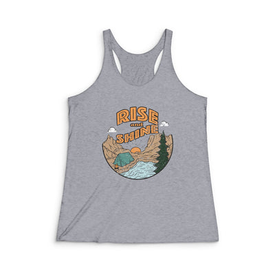 Rise and Shine | Women's Camping Racerback Tank Top