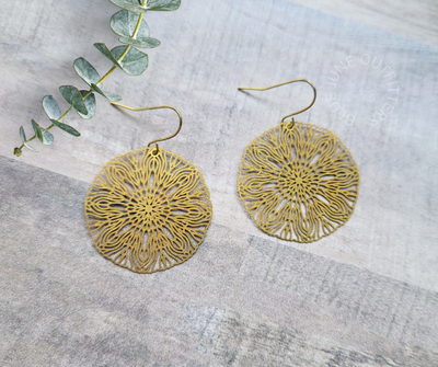 Filigree Mandala Earrings