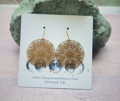 Filigree Mandala Earrings