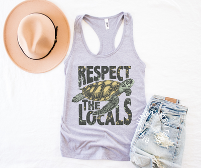 Respect the Locals | Women's Marine Life Racerback Tank Top