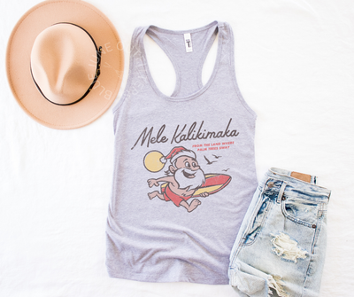 MELE KALIKIMAKA | HAWAII CHRISTMAS TANK TOP