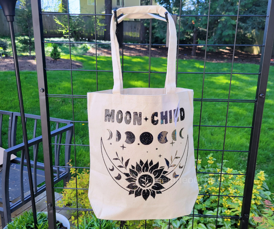 Moon Child Canvas Tote Bag