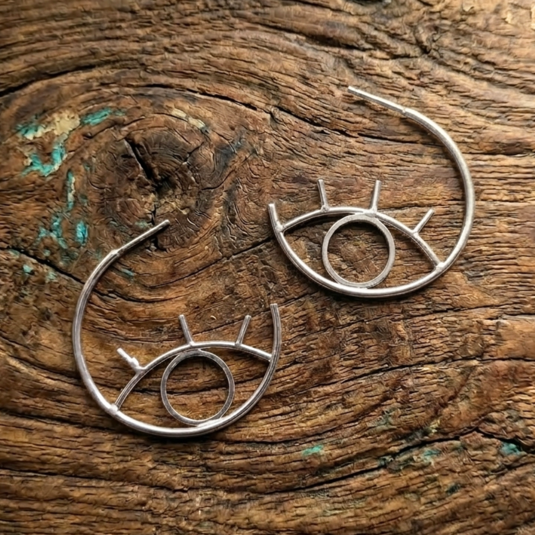 Celestial Vision Hoop Earrings