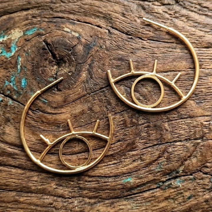 Celestial Vision Hoop Earrings