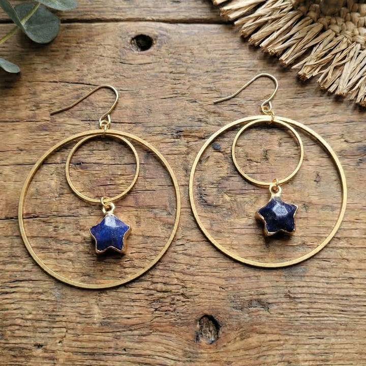 Lapis Star Orbit Hoops
