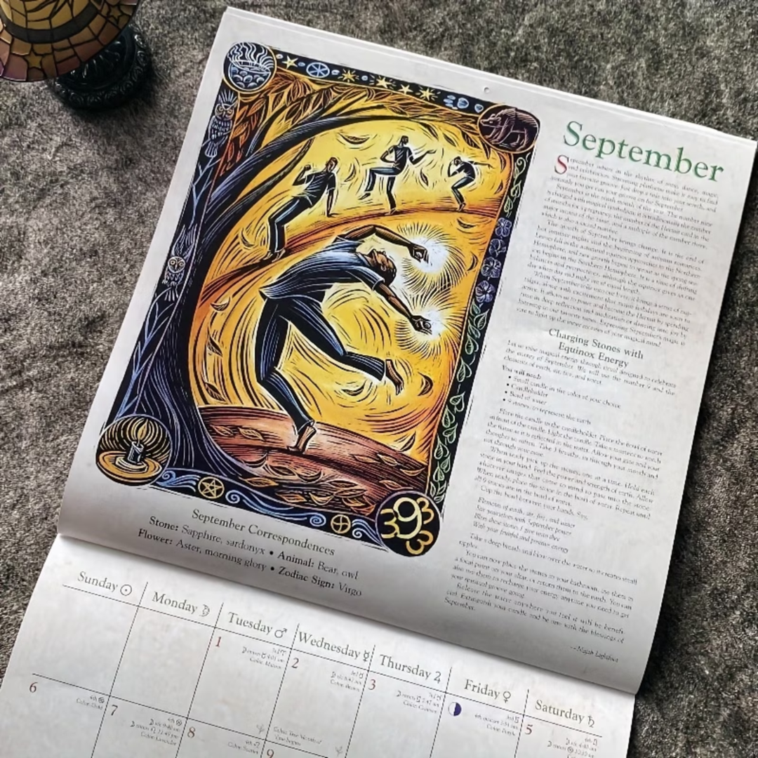 2026 Llewellyn’s Witches’ Calendar – Lunar, Sabbat & Astrology Wall Calendar