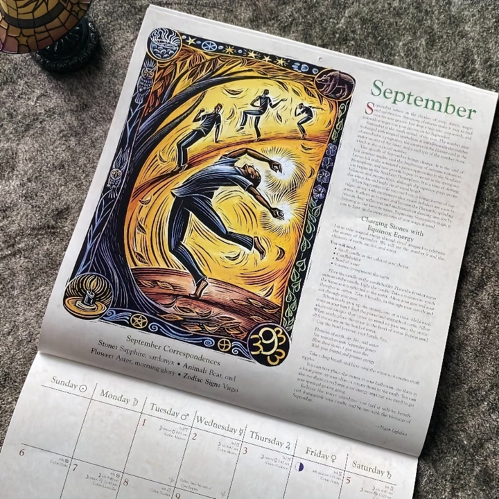 2026 Llewellyn’s Witches’ Calendar – Lunar, Sabbat & Astrology Wall Calendar