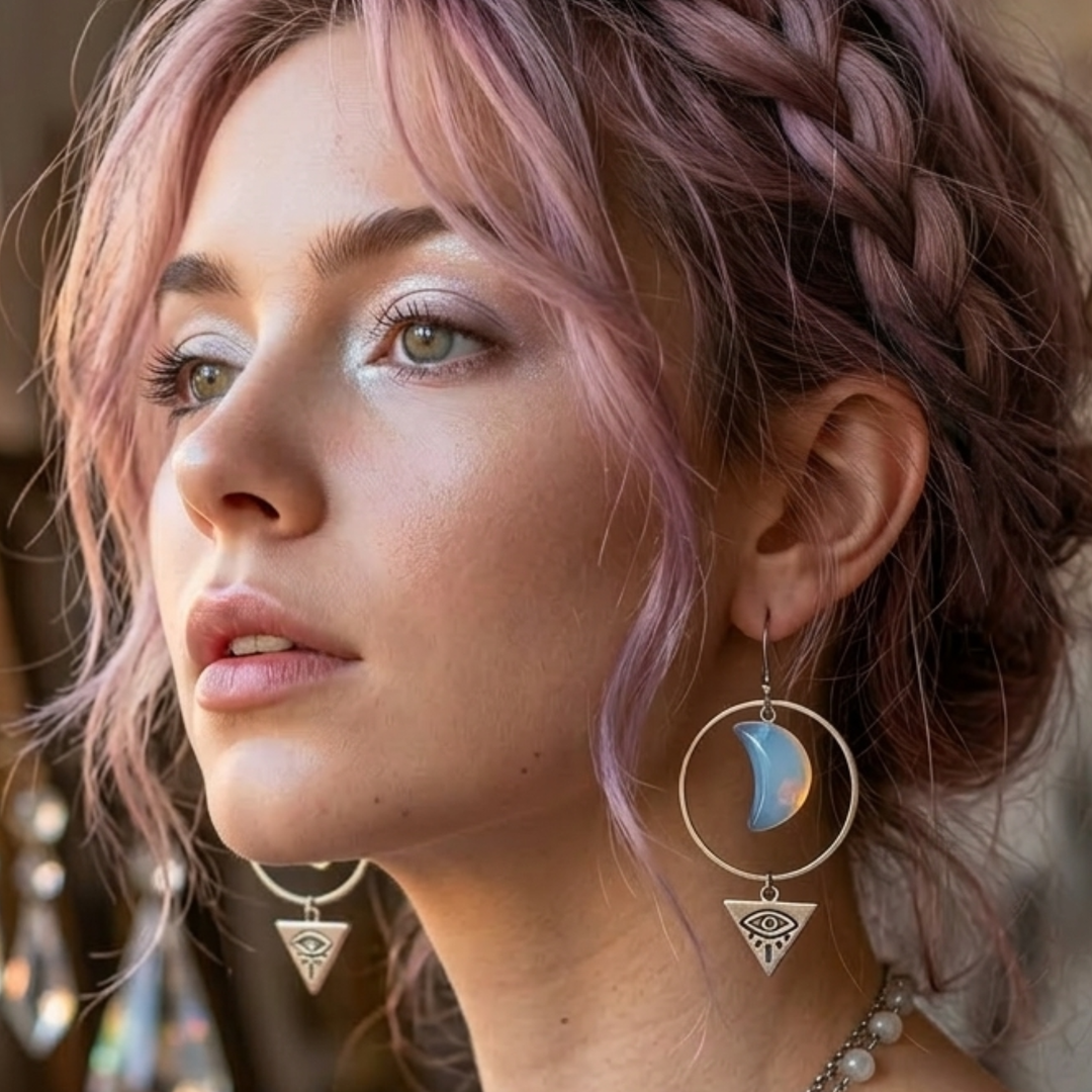 Celestial Vision Opalite Drop Earrings