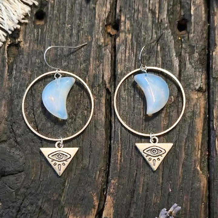 Celestial Vision Opalite Drop Earrings