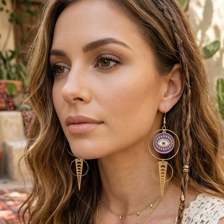 The Mystic Eye Dangles | Hand-Sourced & Hand-Assembled