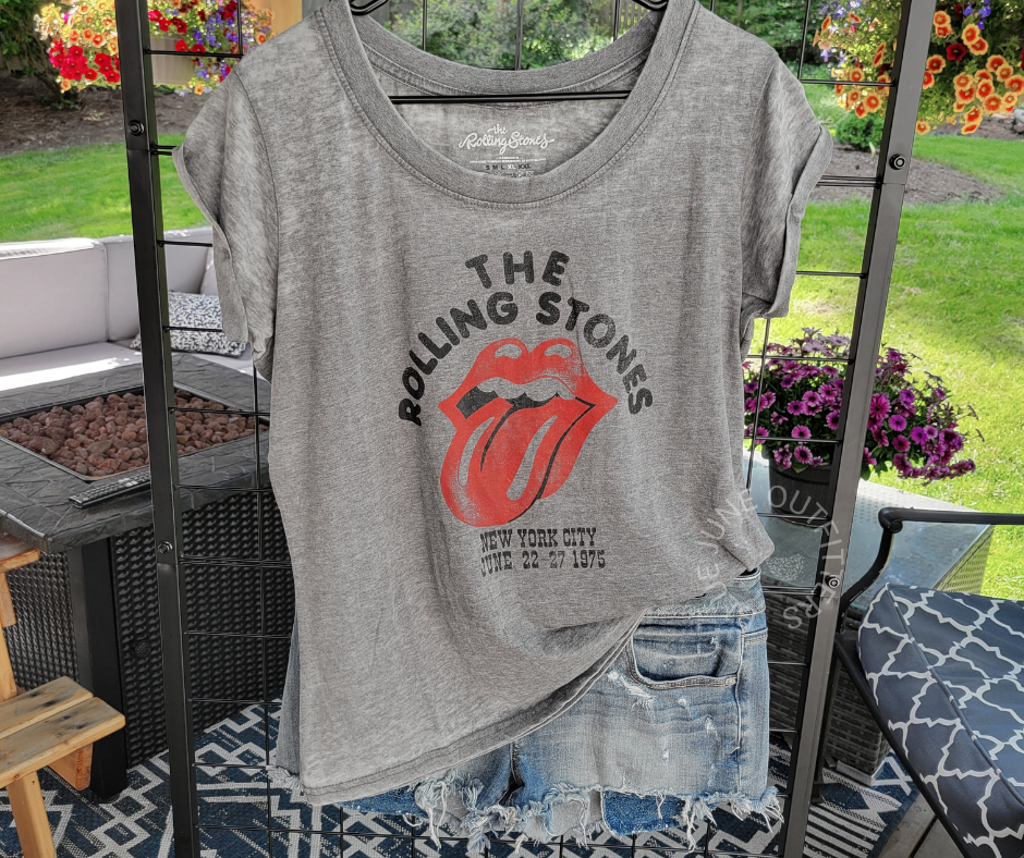 Ladies The Rolling Stones Burnout Tee | Officially Licensed