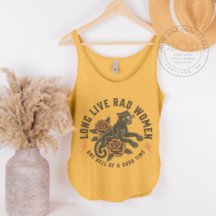 Long Live Rad Women | Women's Retro Festival Tank