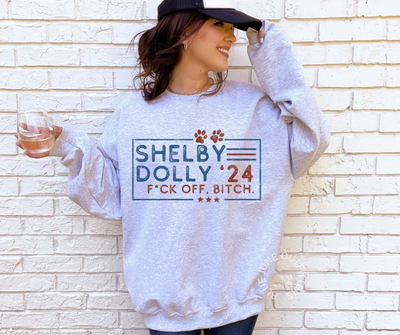 Shelby and Dolly | Funny TikTok Crewneck Sweatshirt