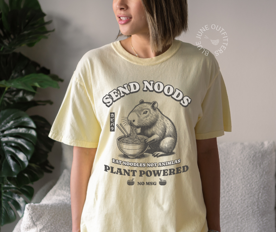 Send Noods | Funny Comfort Colors® Foodie Tee