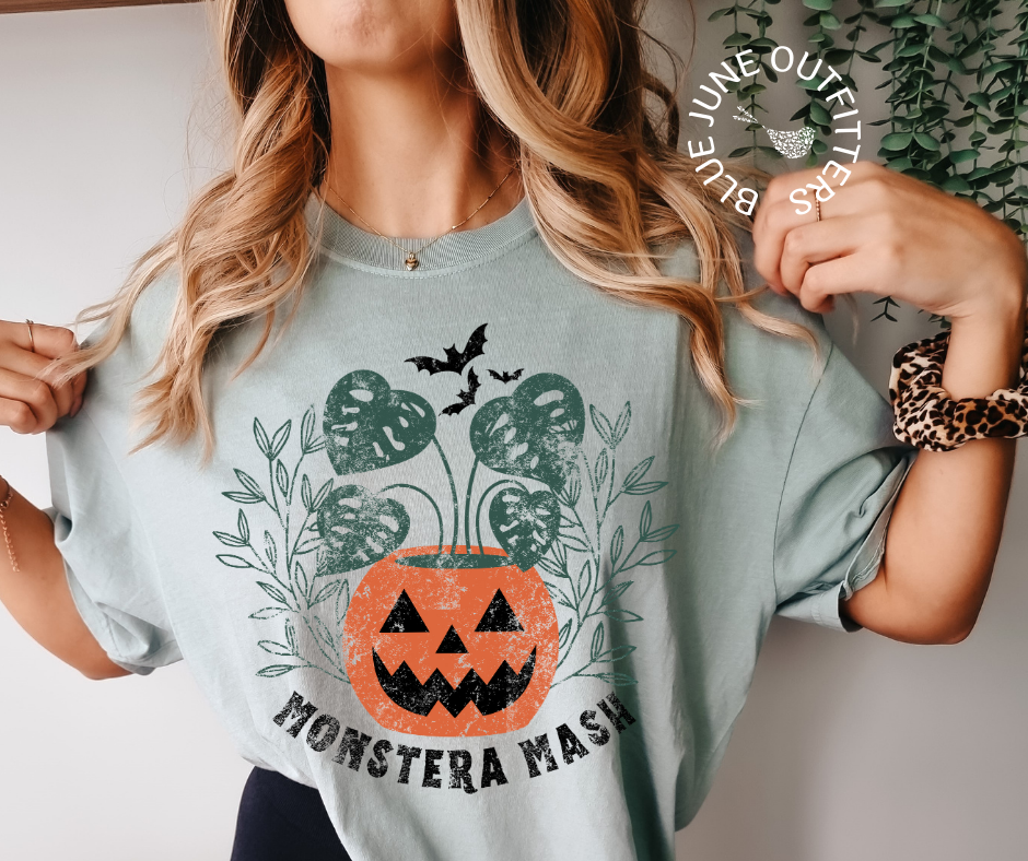 Monstera Mash | Comfort Colors® Plant Lover Halloween Tee