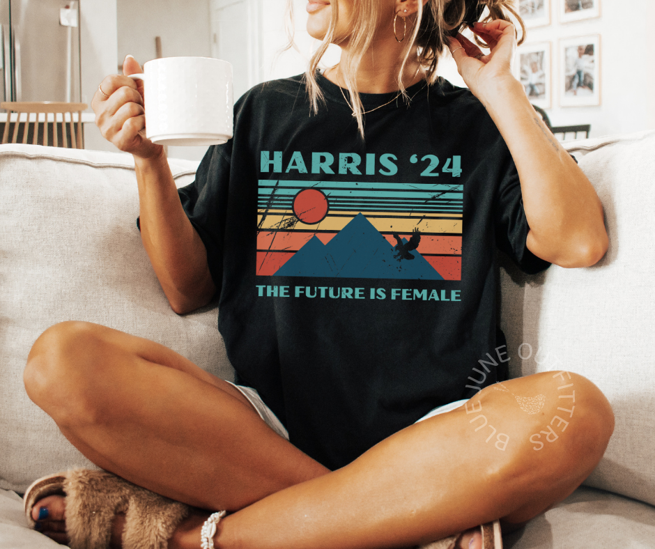 THE FUTURE IS FEMALE | COMFORT COLORS® KAMALA HARRIS TEE