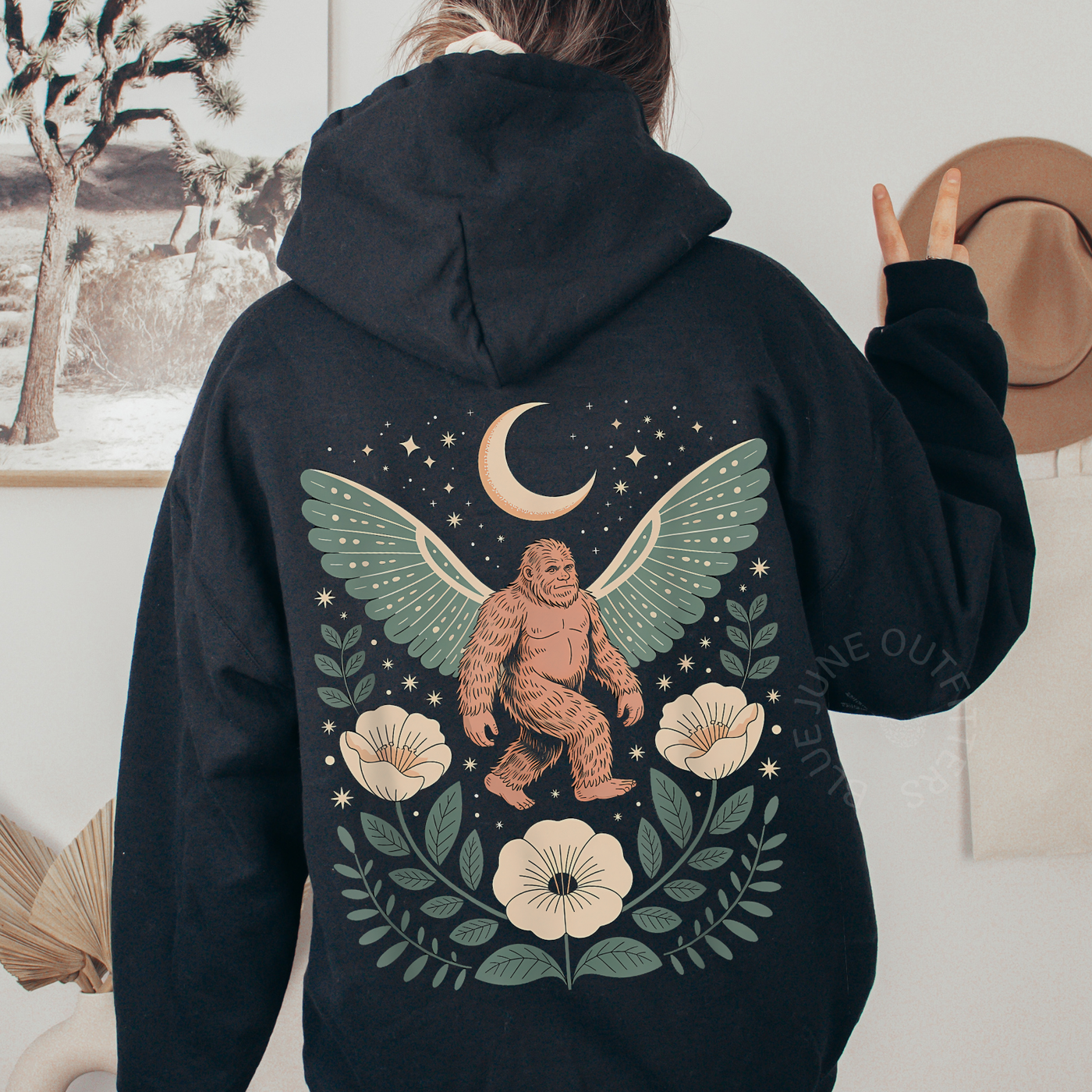 Winged Bigfoot Gildan Hoodie