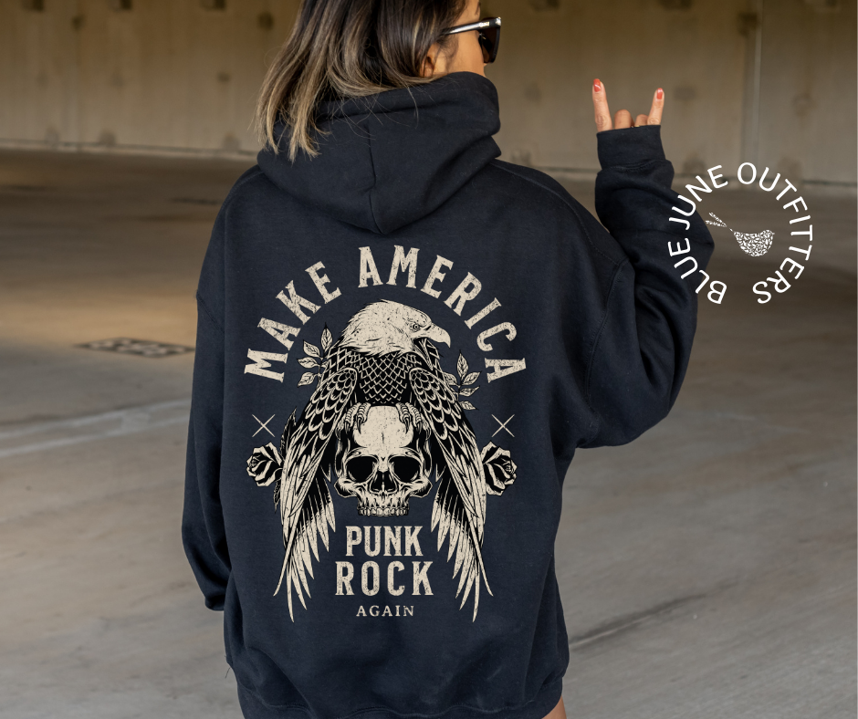 Make America Punk Rock Again | Rock n' Roll Unisex Hoodie