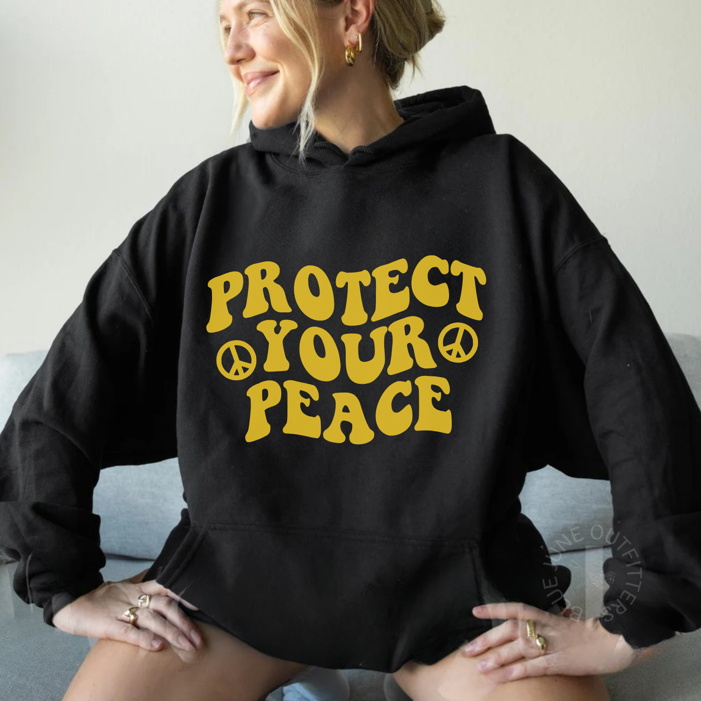 Protect Your Peace Hoodie | Good Energy Uniex Sweatshirt