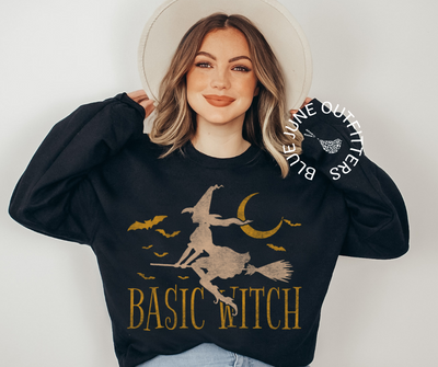 Basic Witch | Halloween Crewneck Sweatshirt