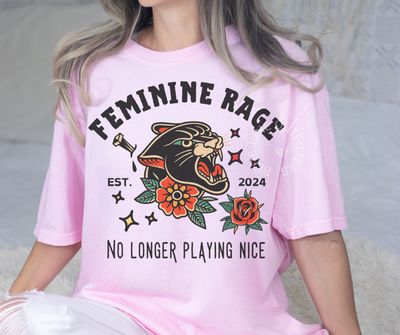 FEMININE RAGE | COMFORT COLORS® FEMINIST TEE