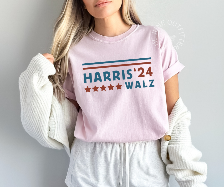 HARRIS WALZ 2024 | COMFORT COLORS® VOTE T-SHIRT