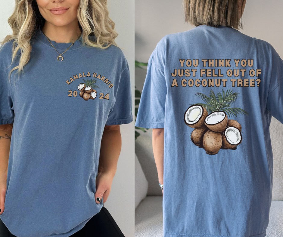 Kamala Harris Coconut Tree | Comfort Colors® Tee