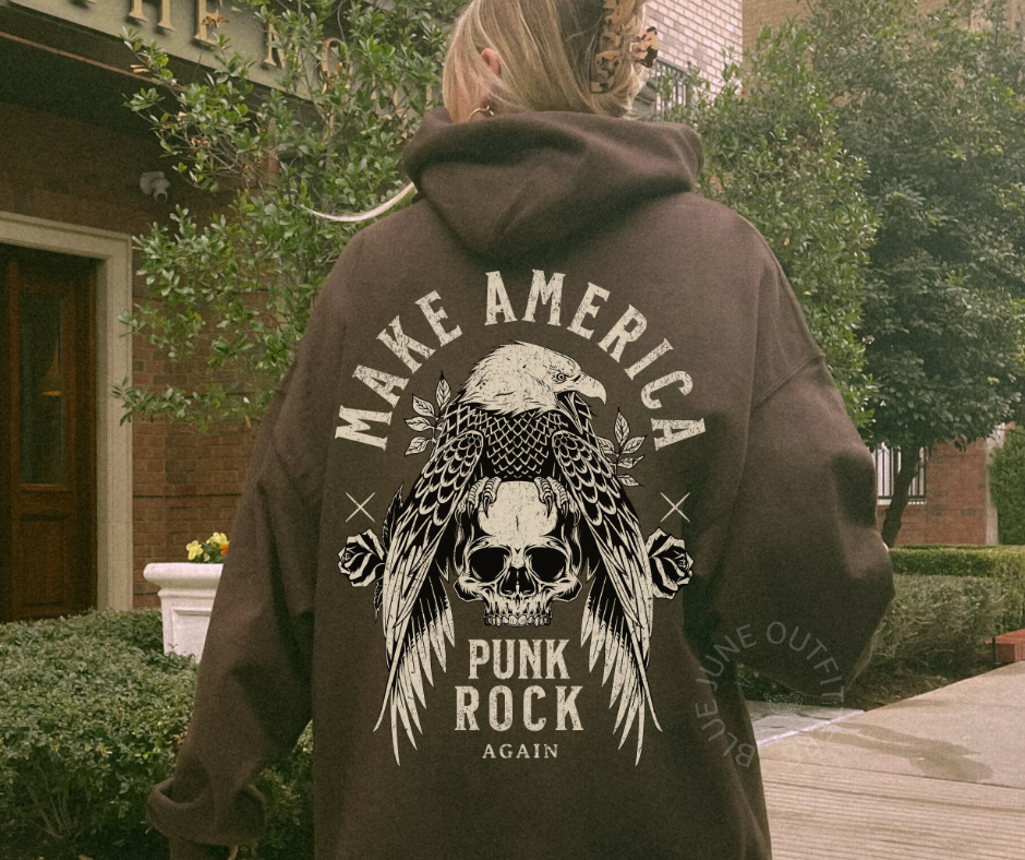 Make America Punk Rock Again | Rock n' Roll Unisex Hoodie