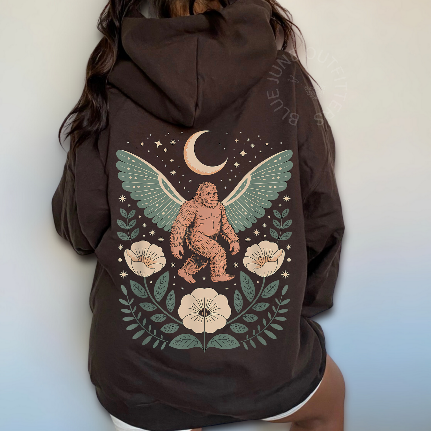 Winged Bigfoot Gildan Hoodie