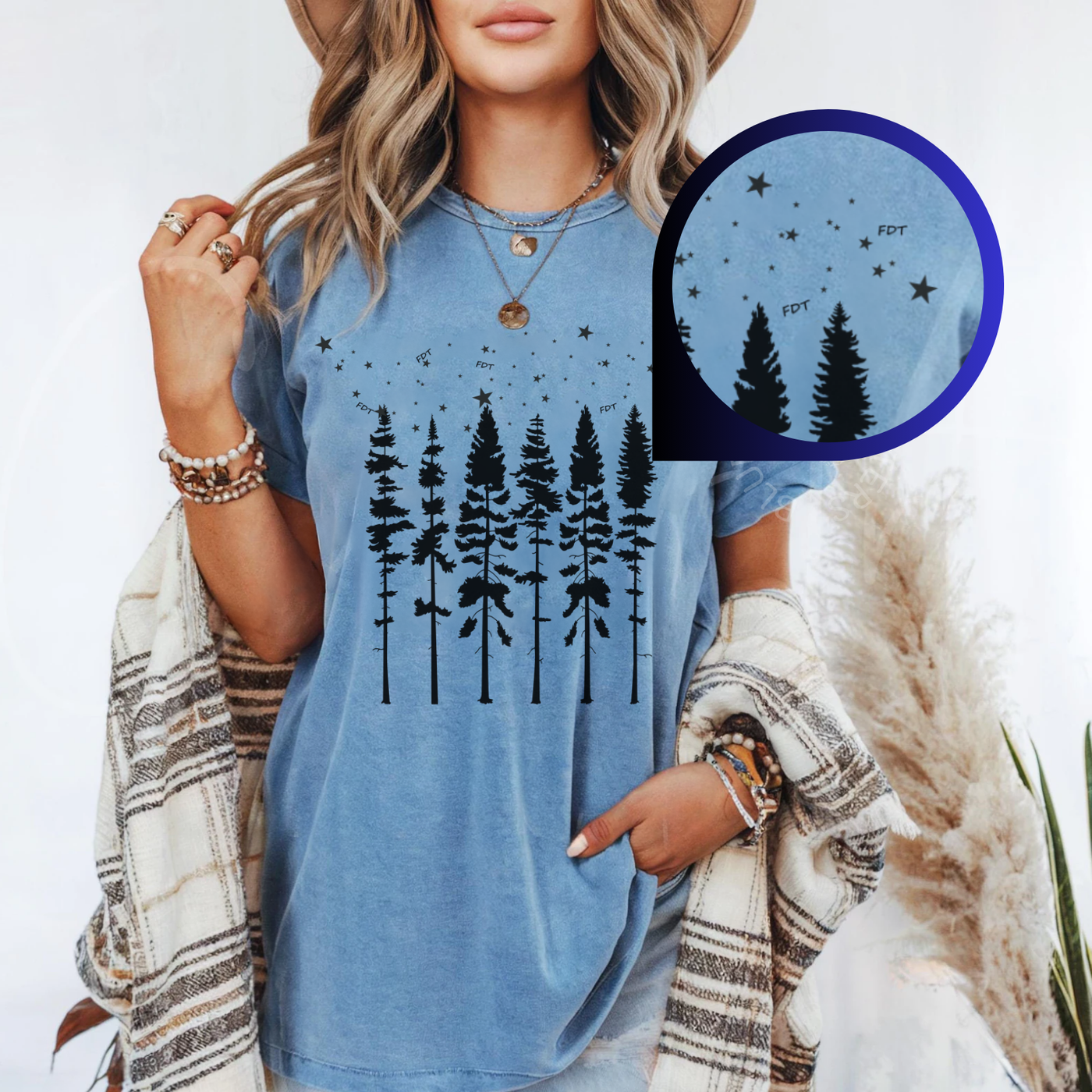 FDT Forest Graphic Tee – Subtle Political Statement Shirt
