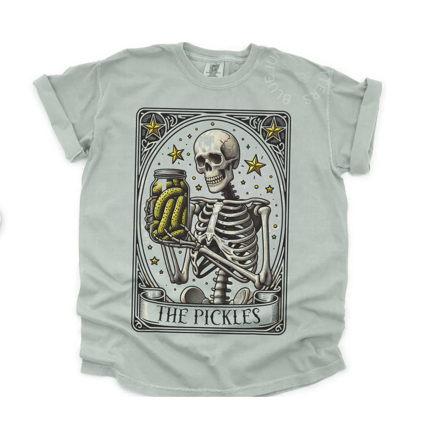 THE PICKLES SKELETON TAROT TEE | GIFT FOR PICKLE LOVER