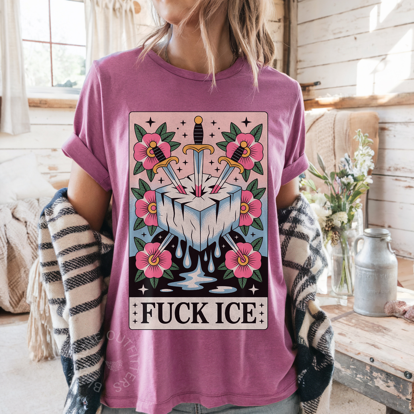 Fuck ICE Comfort Colors® T-Shirt – Rebel Punk Activist Graphic Tee