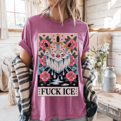 Fuck ICE Comfort Colors® T-Shirt – Rebel Punk Activist Graphic Tee