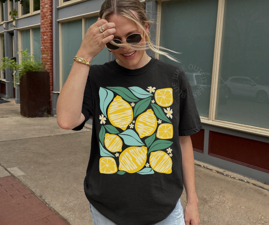 SUBTLE FDT LEMON BOTANICAL TEE | ANTI-TRUMP SHIRT