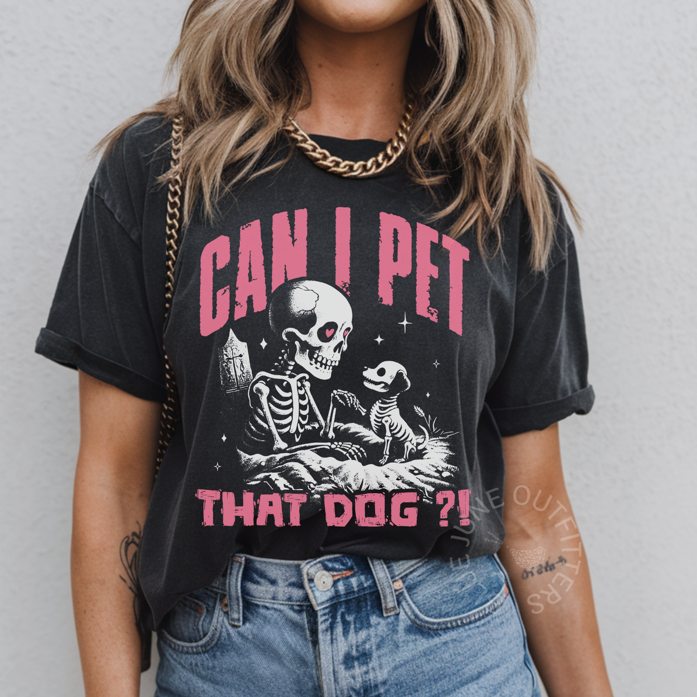 Dog Lover Skeleton T-Shirt | Funny Halloween Pet Tee